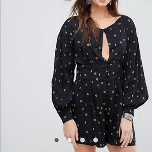Free People “Love Grows” Romper